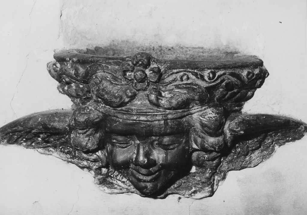 acquasantiera, serie - ambito dell'Italia centrale (sec. XVIII)