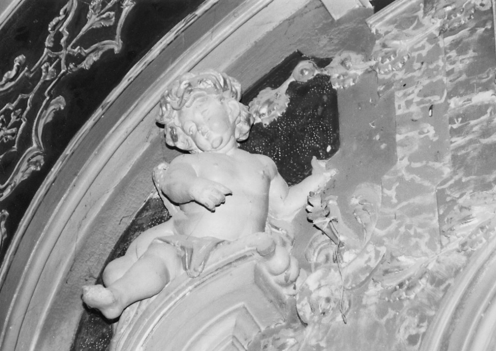 Angioletto (scultura, serie) di Rizza G (cerchia) (prima metà sec. XVIII)