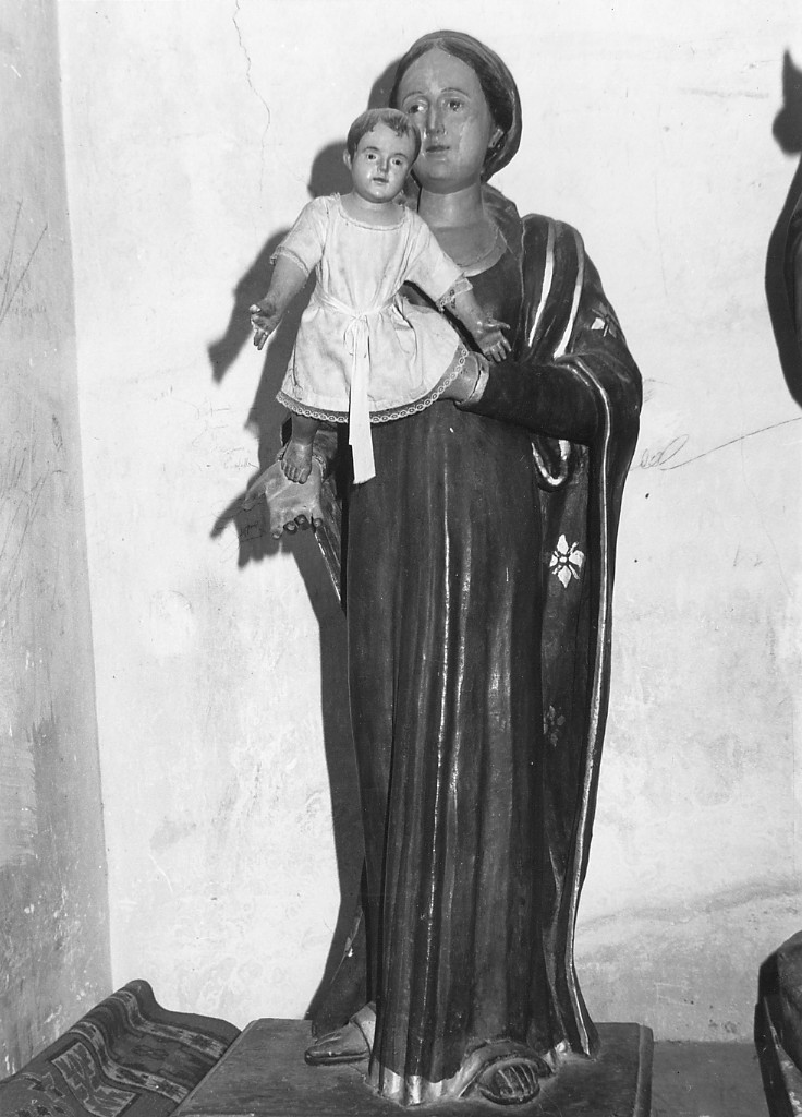 Madonna con Bambino (statua processionale) - produzione abruzzese (sec. XIX)