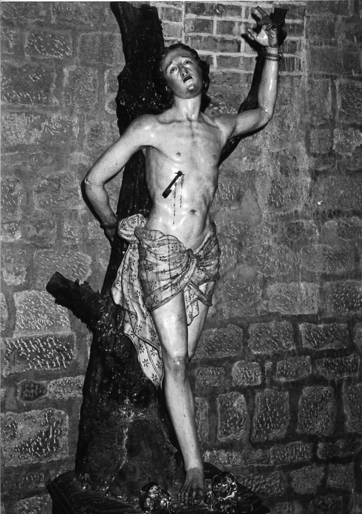 San Sebastiano (statua processionale) - ambito abruzzese (fine/inizio secc. XIX/ XX)