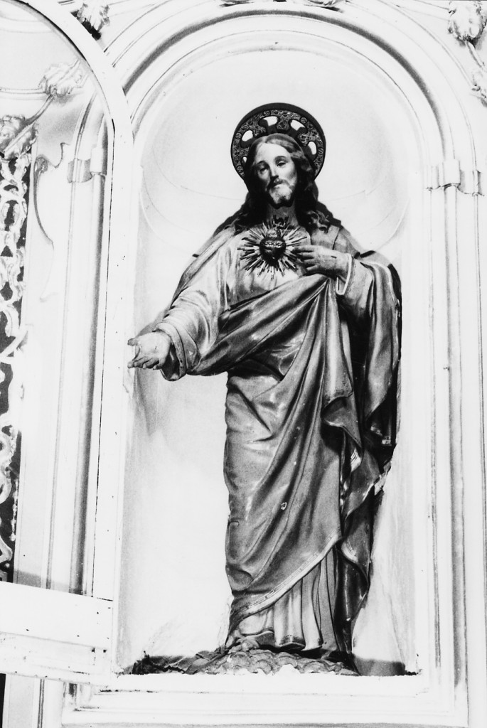 Sacro Cuore (statua) - ambito Italia centrale (sec. XVIII)