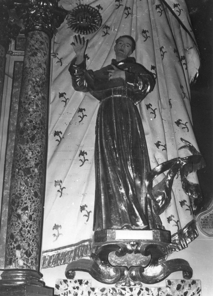 San Bernardino (statua) - ambito Italia centrale (sec. XVIII)