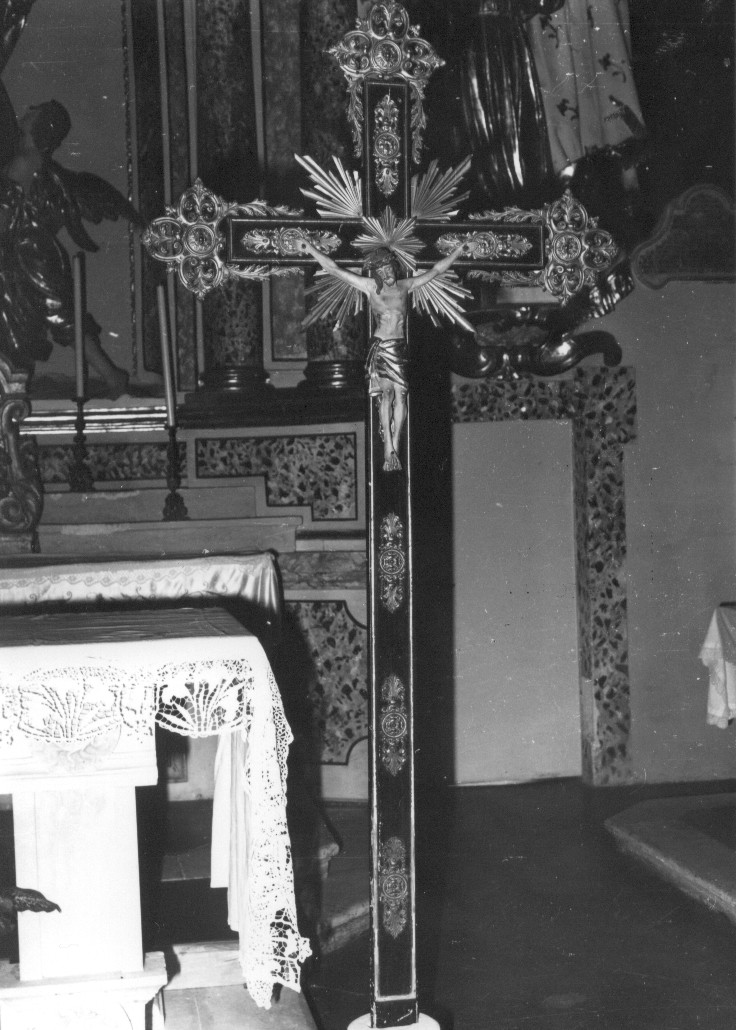 croce processionale - ambito Italia centrale (sec. XVIII)