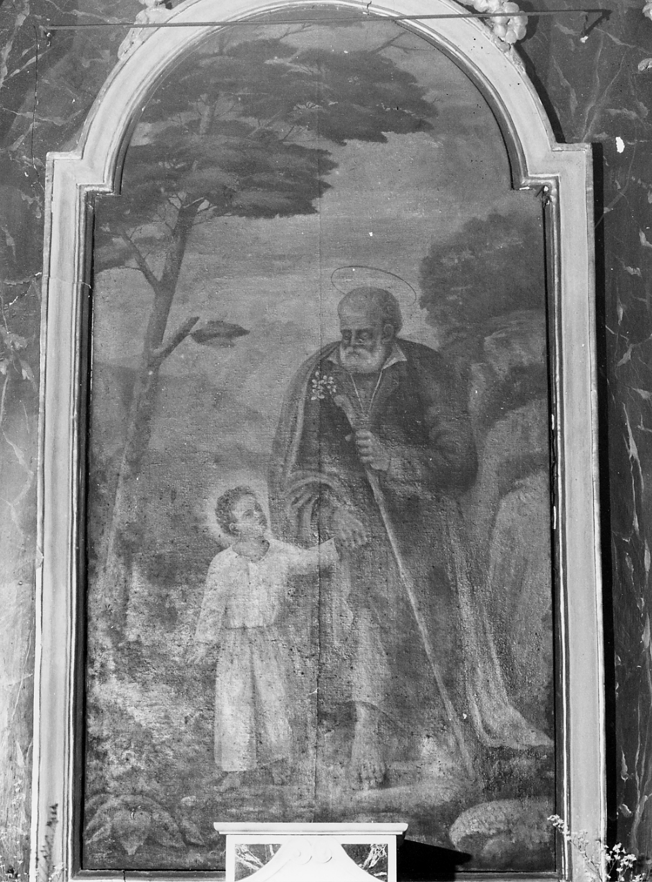 San Giuseppe e Gesù Bambino (dipinto, opera isolata) - ambito abruzzese (sec. XIX)