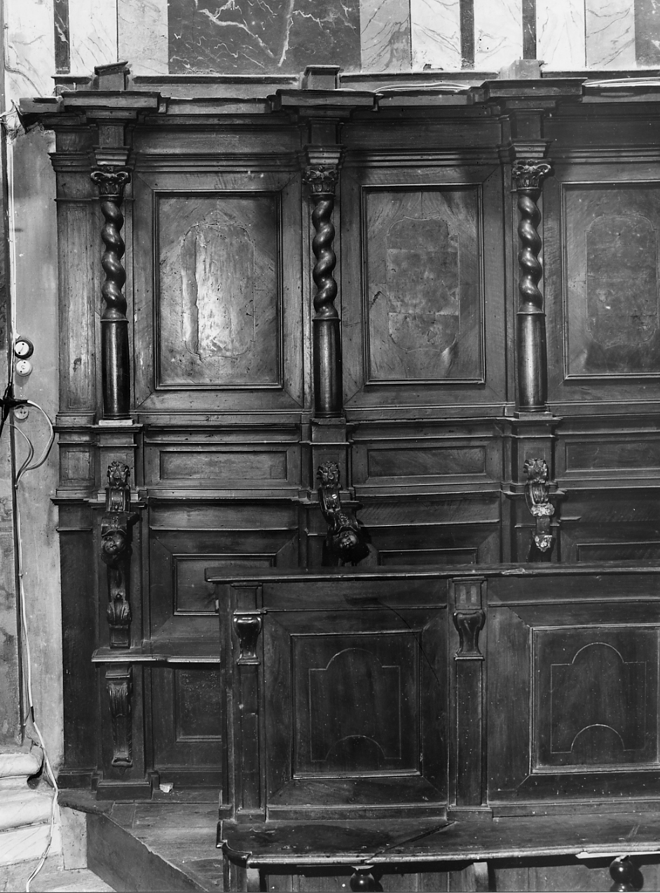 stalli del coro di Fratelli Mascio (bottega) (sec. XVIII)