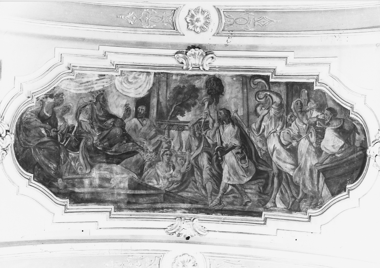 trionfo di Davide (dipinto) di Teodoro Ludovico (attribuito) (secc. XVIII/ XIX)