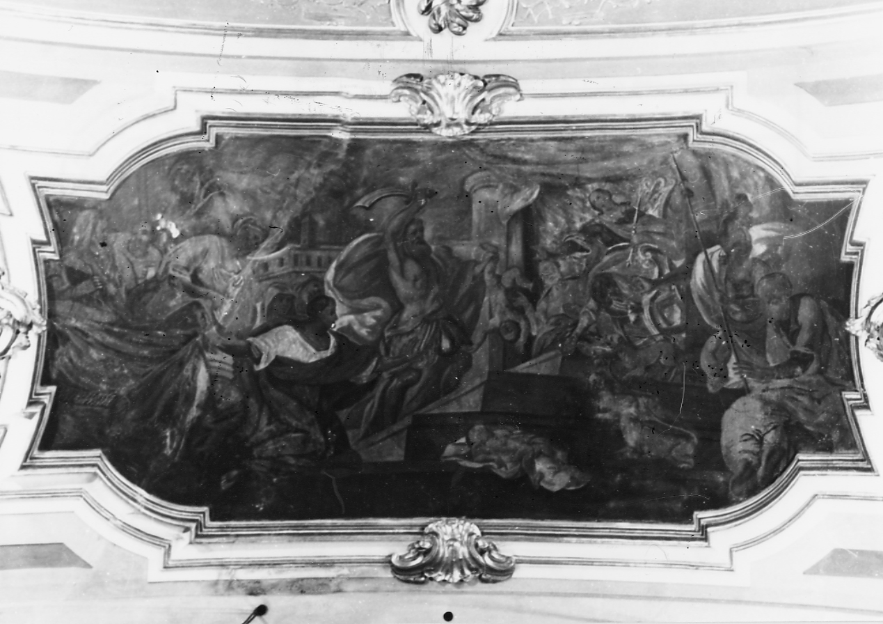 giudizio di Salomone (dipinto) di Teodoro Ludovico (attribuito) (secc. XVIII/ XIX)