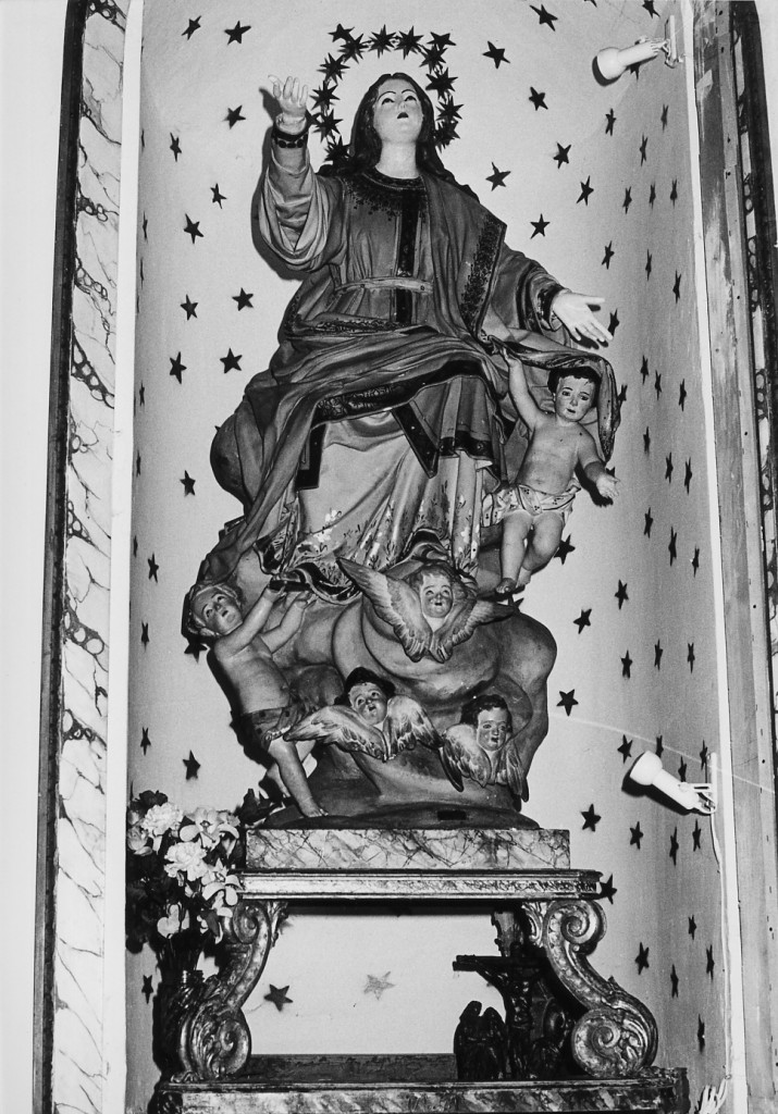 Madonna degli Angeli (statua processionale) di Guacci Luigi (attribuito) (fine/inizio secc. XIX/ XX)