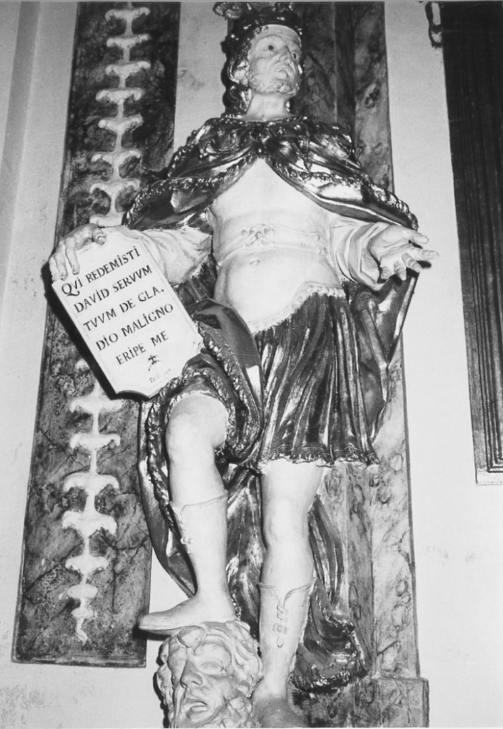 David con la testa di Golia (scultura) - ambito Italia centrale (prima metà sec. XVIII)