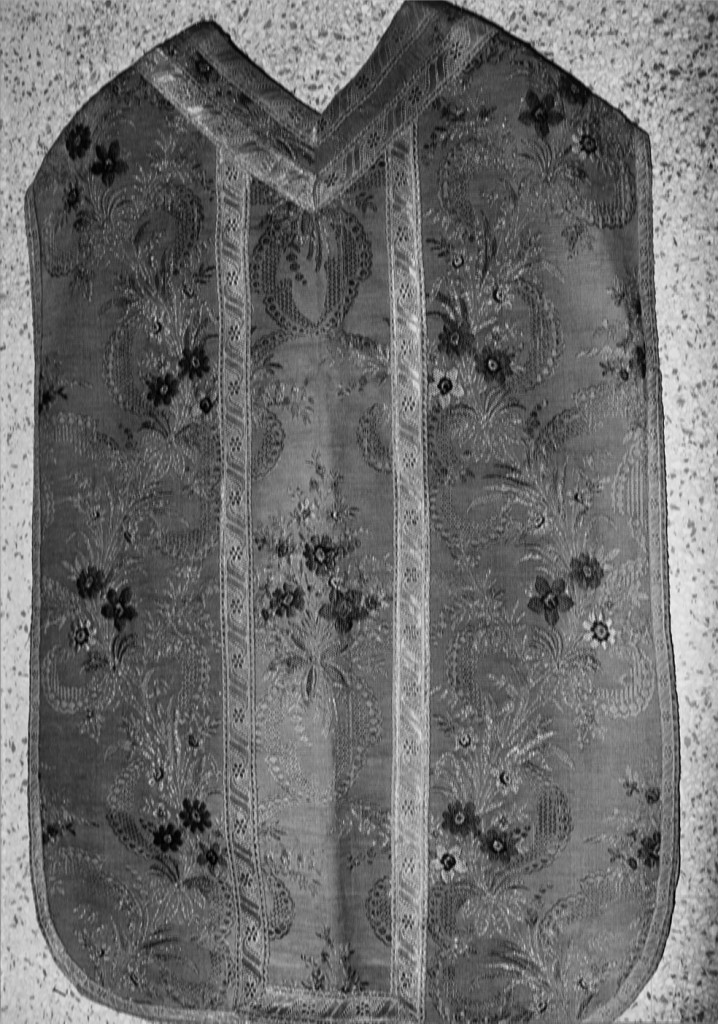 Motivo decorativo floreale (pianeta) - ambito Italia centrale (sec. XIX)