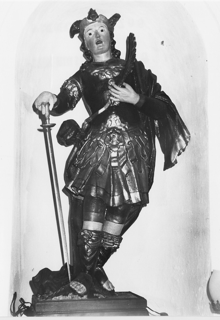 San Maurizio (statua) - ambito abruzzese (sec. XVIII)