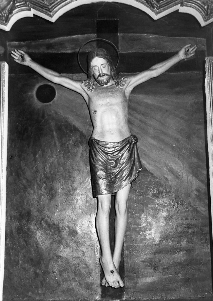 Cristo crocifisso (crocifisso) - ambito abruzzese (fine/inizio secc. XVI/ XVII)