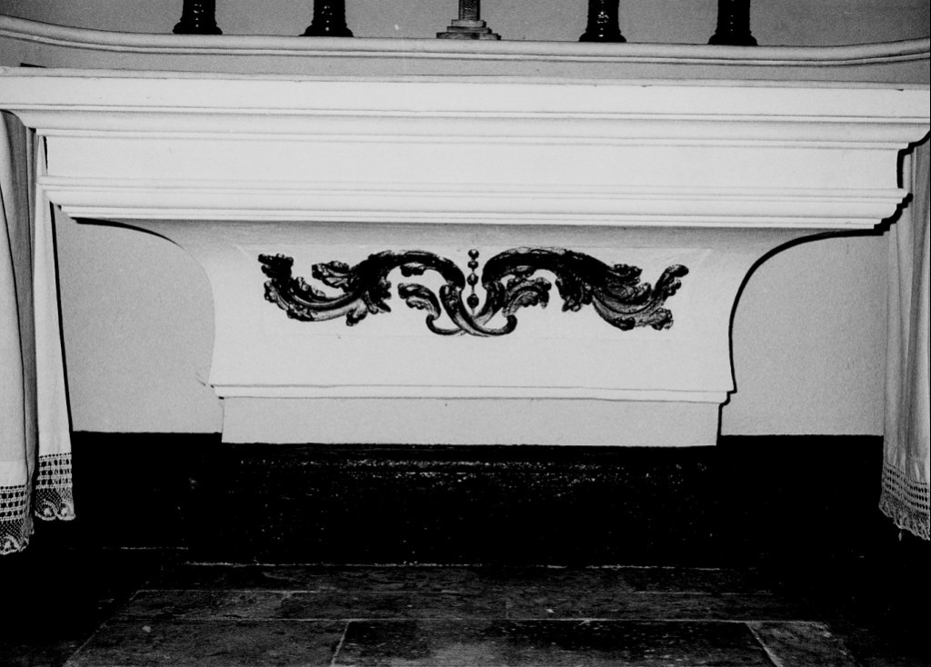 Motivo decorativo vegetale (altare - a blocco) - ambito Italia centrale (sec. XVIII)