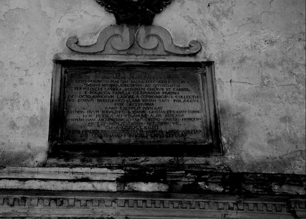 lapide - ambito Italia centrale (sec. XVIII)