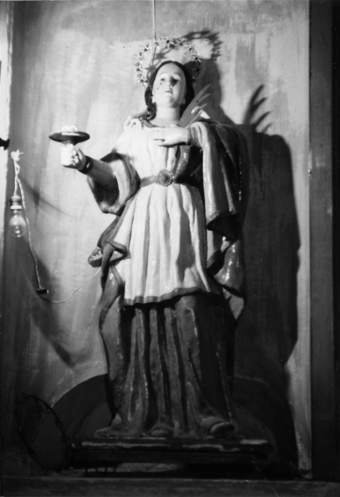 Santa Lucia (statua processionale) - ambito Italia centrale (seconda metà sec. XIX)