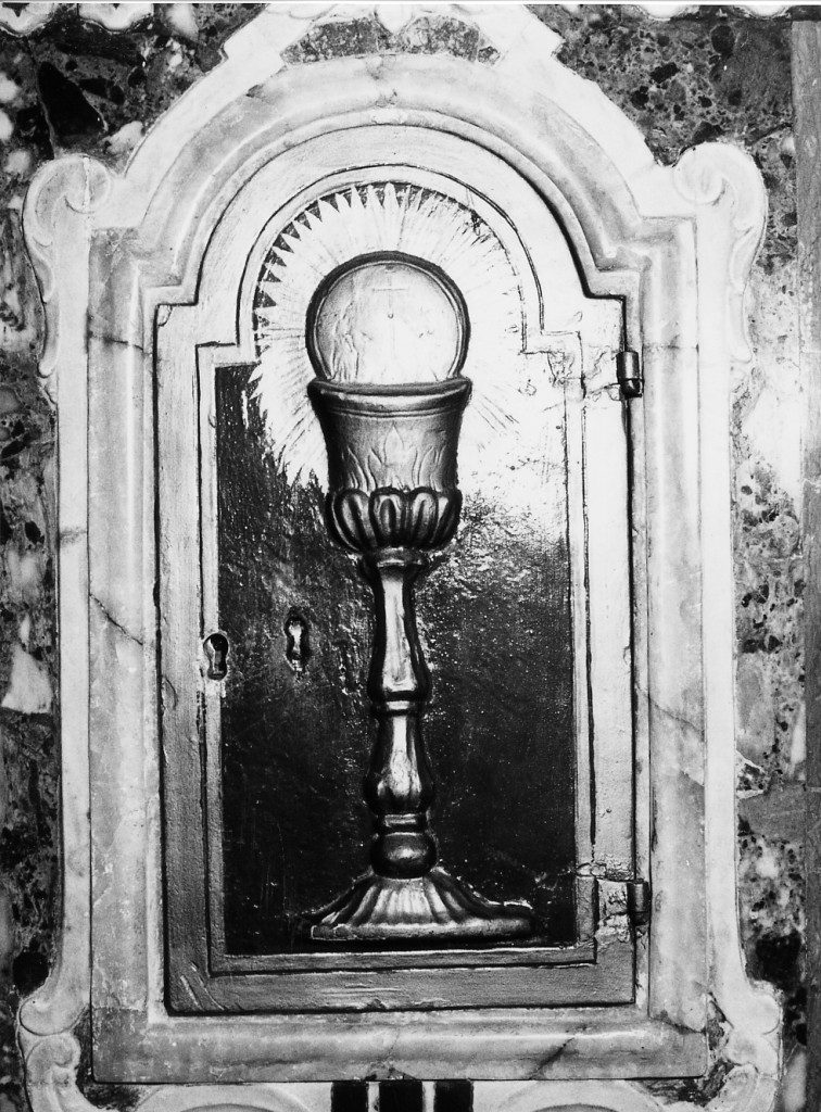 Calice Eucaristico (sportello di tabernacolo) - ambito Italia centrale (sec. XVIII)