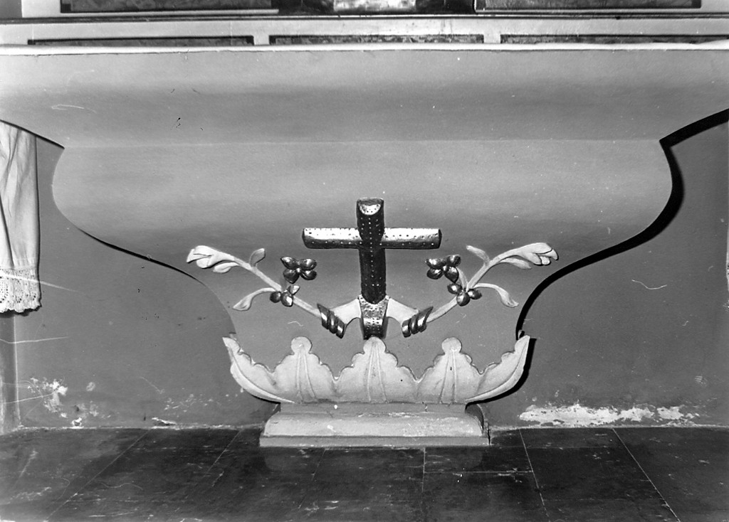 mensa d'altare - produzione abruzzese (sec. XIX)