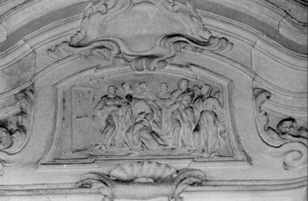 Incredulita' di San Tommaso (rilievo) - ambito lombardo (inizio sec. XVIII)