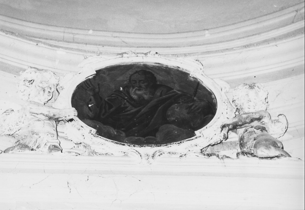 Dio Padre Benedicente (dipinto) - ambito Italia centrale (sec. XVIII)