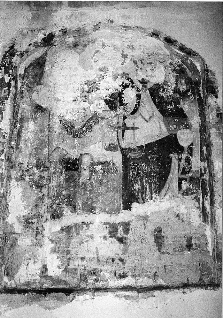 San Michele e Santo Vescovo (dipinto, frammento) - ambito abruzzese (sec. XIV)