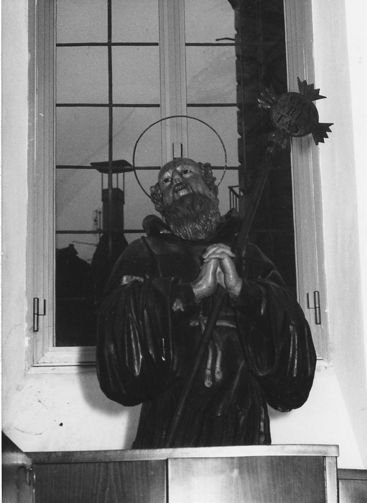 San Francesco di Paola in preghiera (scultura) - ambito Italia centro-meridionale (sec. XVIII)