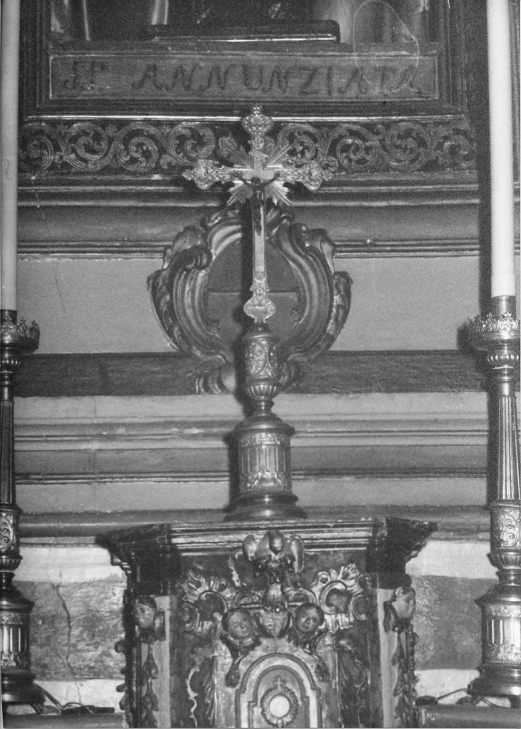 Cristo crocifisso (croce d'altare, serie) - ambito Italia centrale (seconda metà sec. XIX)