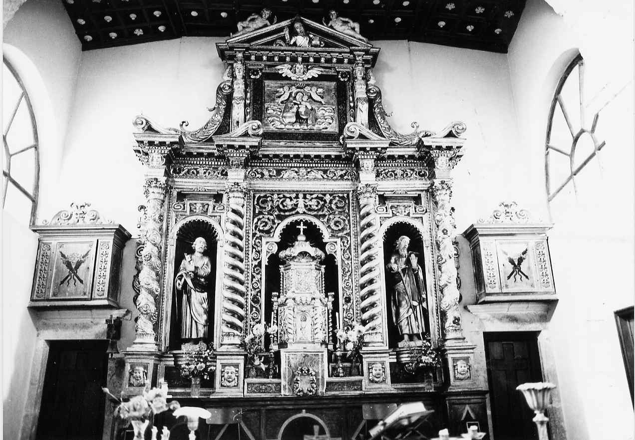 altare maggiore di Riccioni Francesco (attribuito) (sec. XVII)