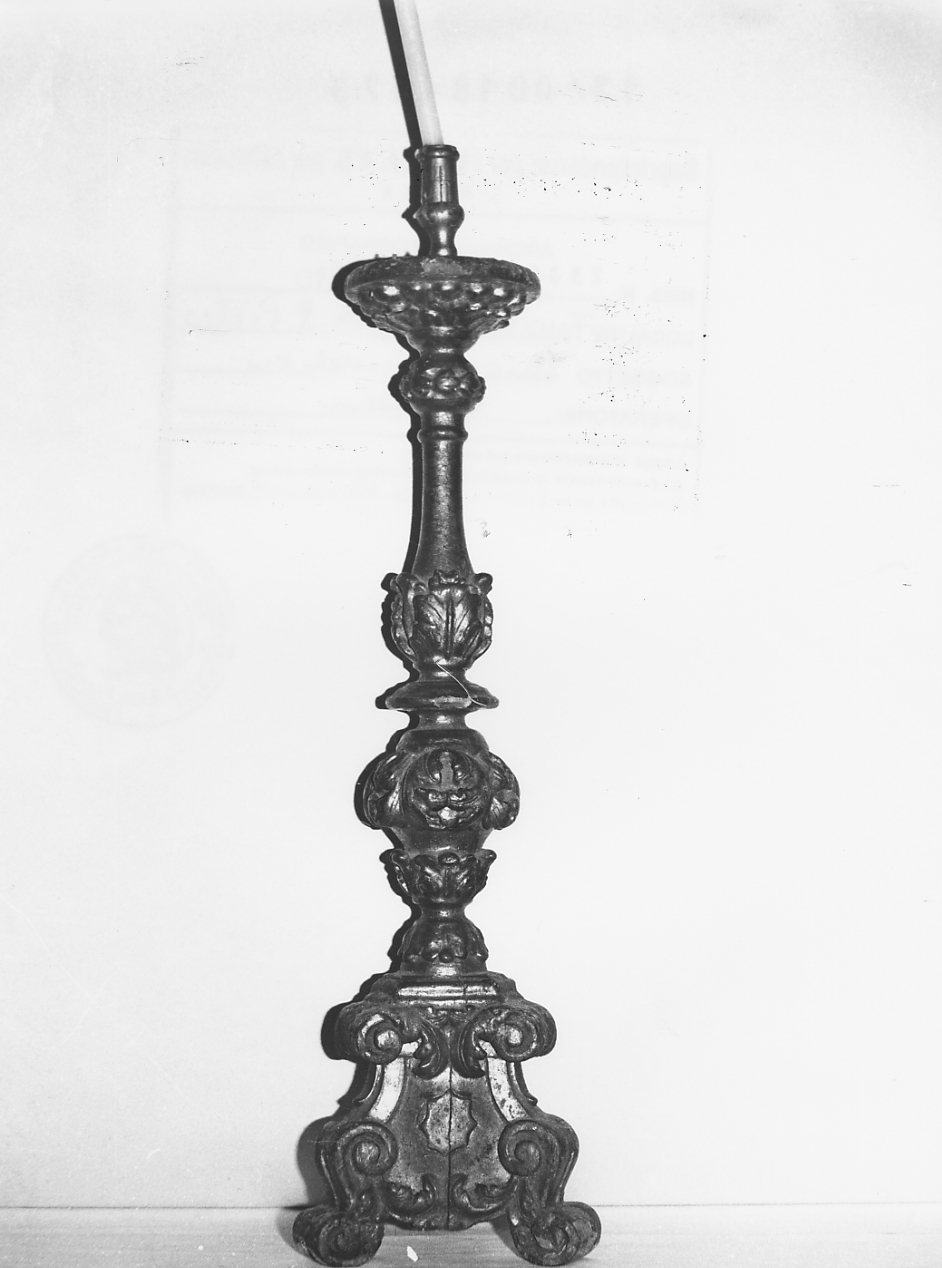 candeliere, serie - produzione abruzzese (fine/inizio secc. XVIII/ XIX)