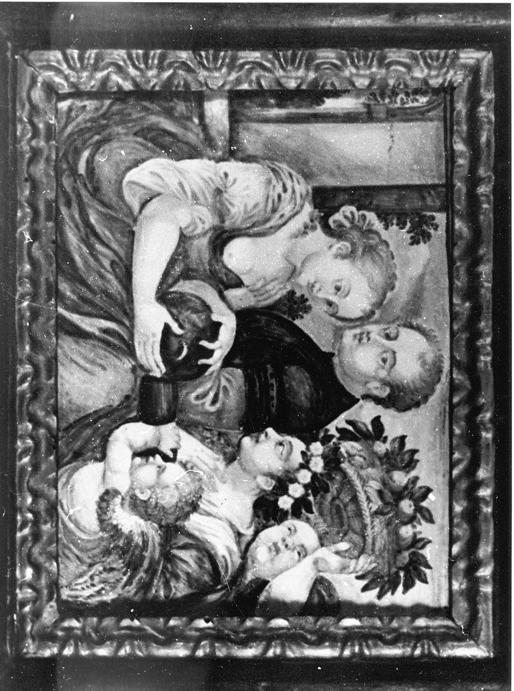 scena allegorica (targa) di Gentili Giacomo il Giovane (attribuito) (metà sec. XVIII)