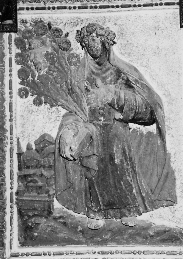 Santa Rosa da Lima (rilievo) di Perada D (attribuito) (sec. XVII)