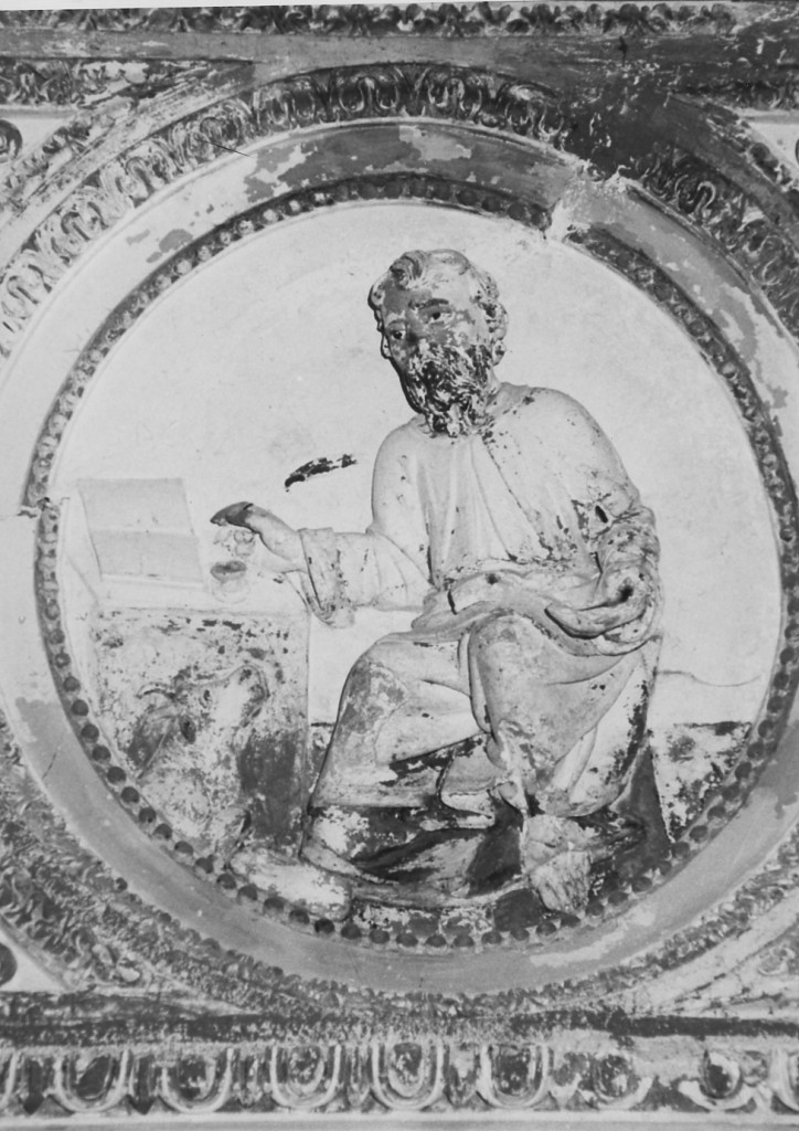 San Luca (rilievo) di Perada D (attribuito) (sec. XVII)