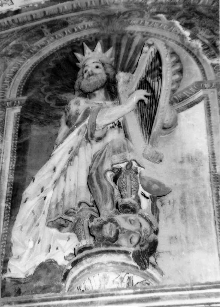 Salomone (scultura) di Perada D (attribuito) (sec. XVII)