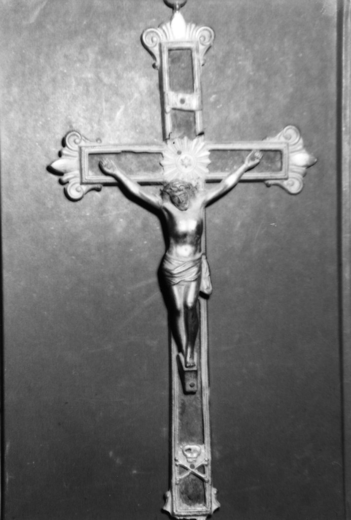 croce da tavolo - ambito abruzzese (inizio sec. XX)