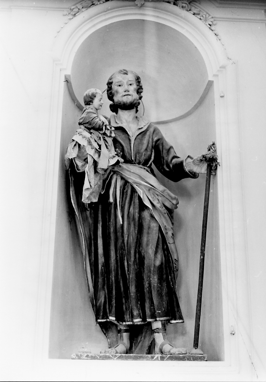 San Giuseppe (scultura, opera isolata) - bottega abruzzese (fine/inizio secc. XVIII/ XIX)