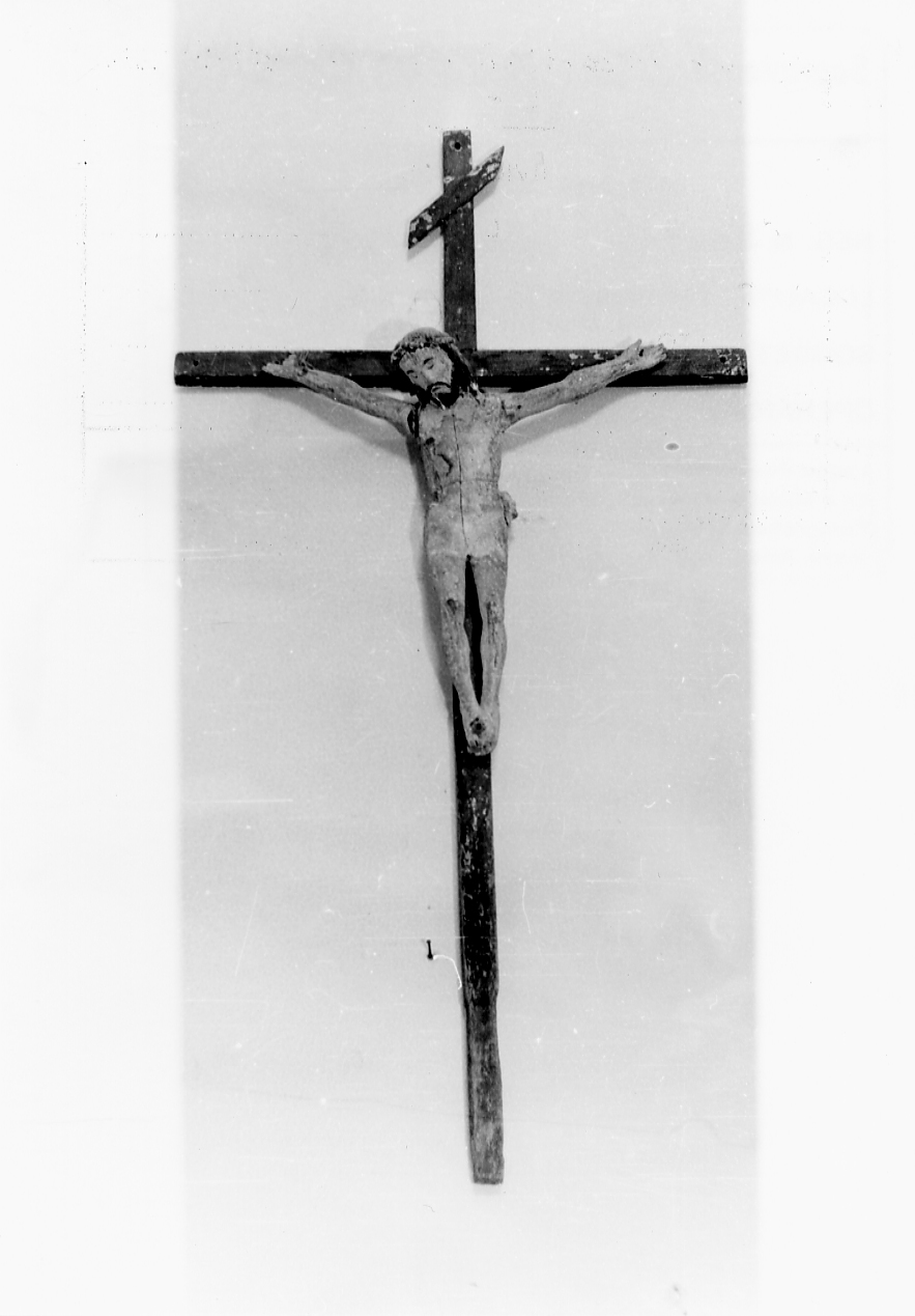 crocifisso, opera isolata - bottega abruzzese (fine/inizio secc. XVIII/ XIX)