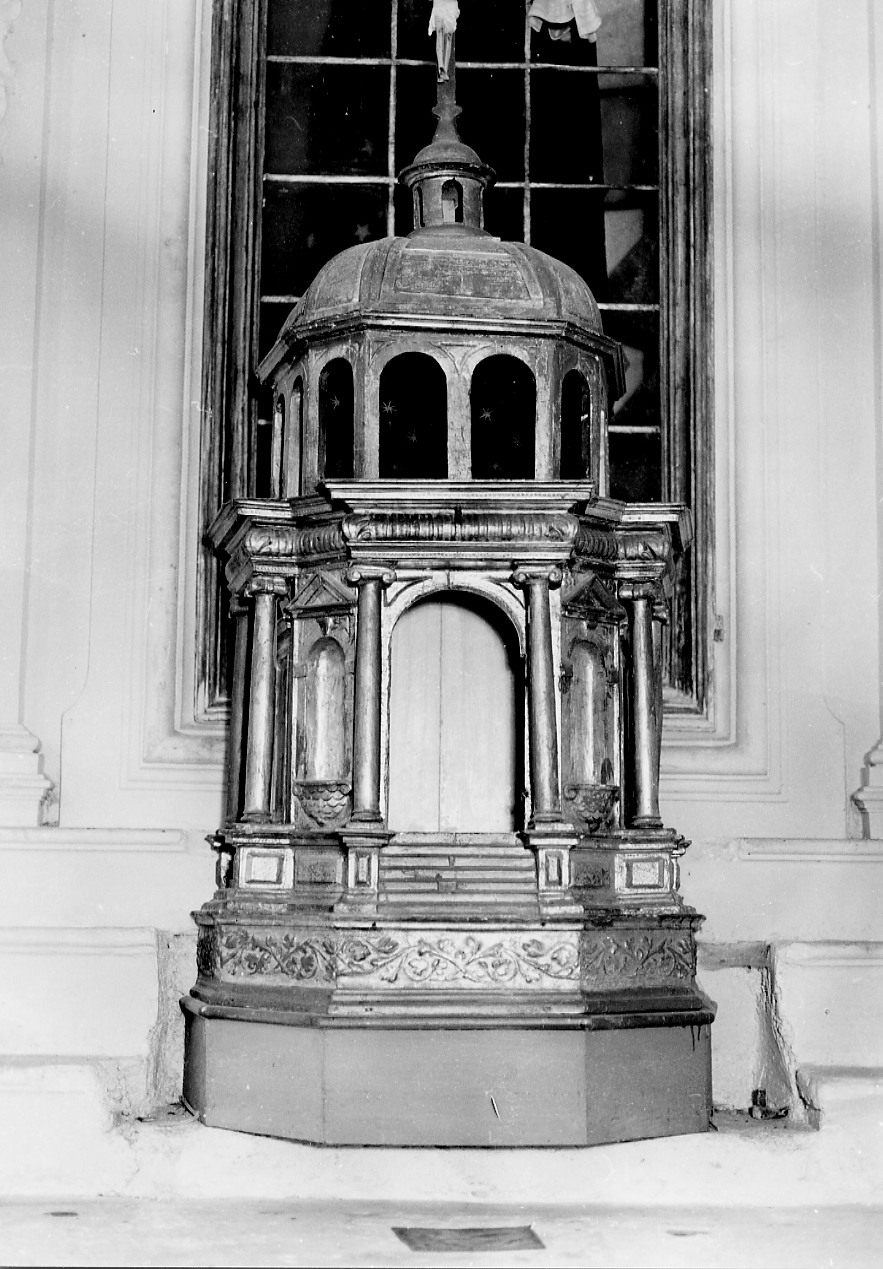 tabernacolo - a tempietto, opera isolata - bottega abruzzese (sec. XVIII)