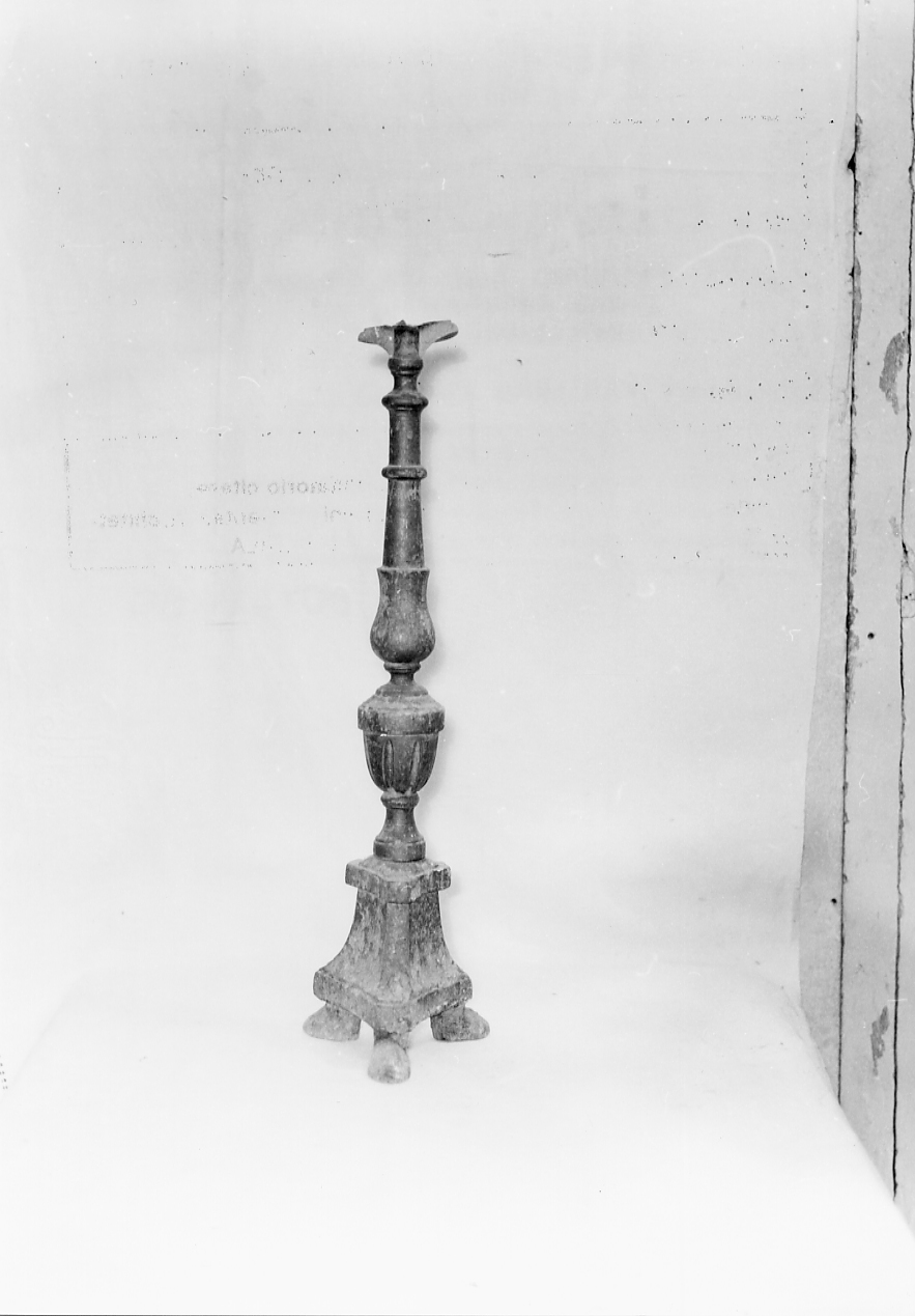 candeliere, serie - bottega abruzzese (sec. XVIII)