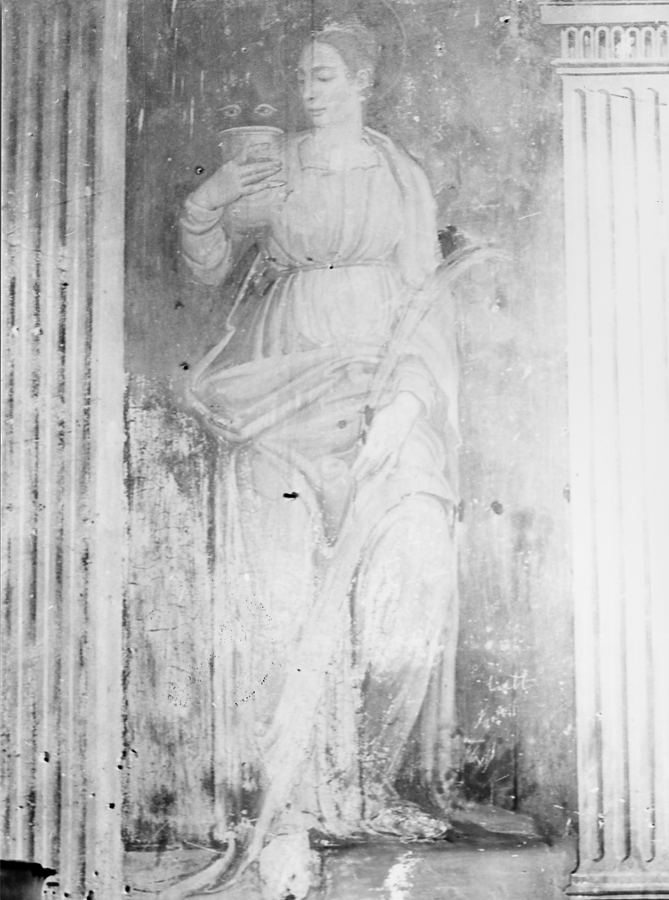 Santa Lucia (dipinto) di Zoppare Paolo (sec. XVI)