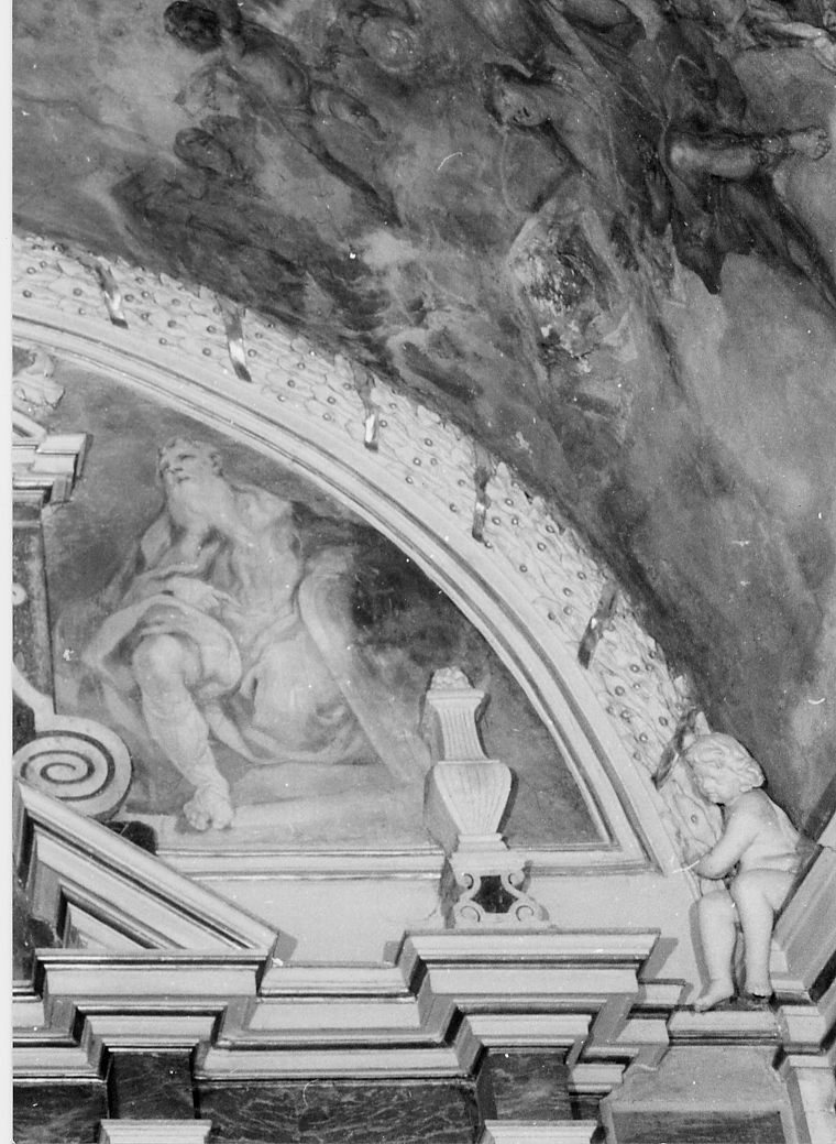 Mosè con le tavole della legge (dipinto) di Farelli Giacomo (attribuito) (sec. XVII)