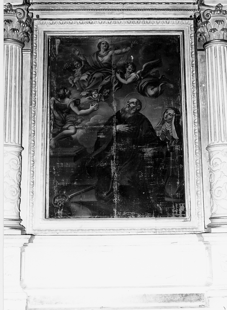 San Benedetto e Santa Scolastica (dipinto) - ambito Italia centrale (sec. XVII)