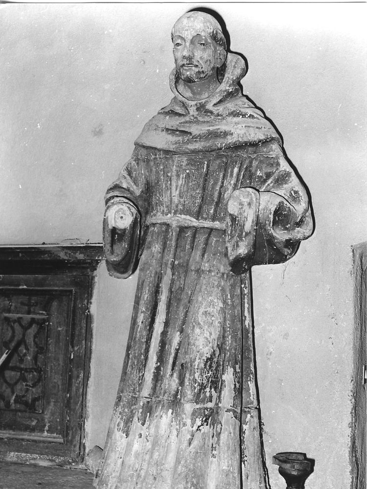 Santo monaco (statua) - ambito abruzzese (sec. XVII)