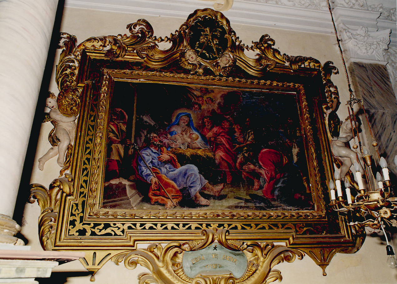 adorazione dei pastori (dipinto) di Petrucci Pietro Paolo (sec. XVIII)