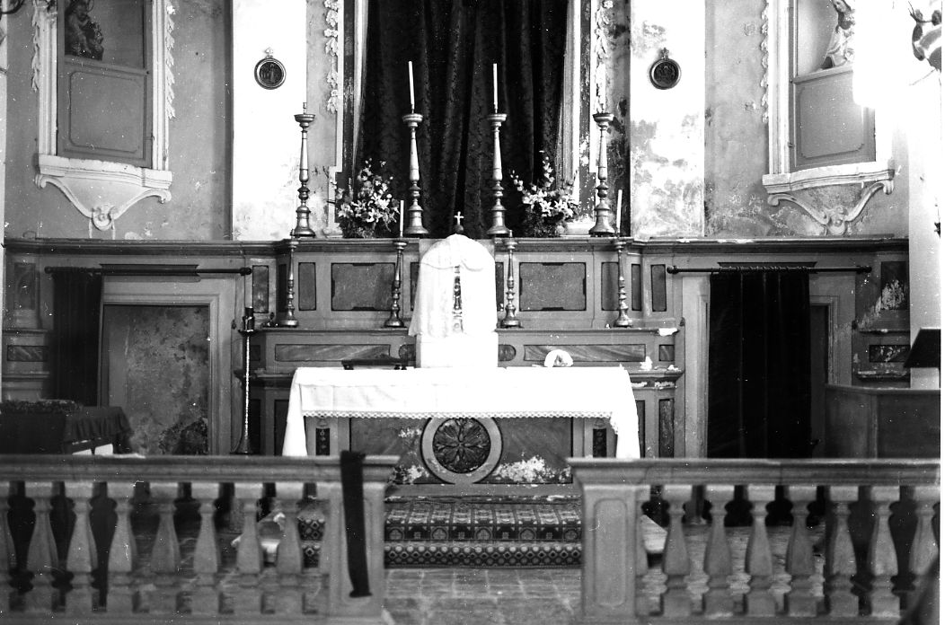 altare maggiore - ambito Italia centrale (sec. XIX)