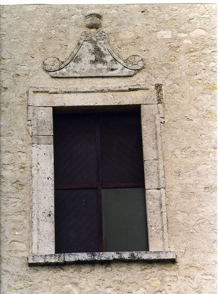 mostra di finestra - ambito Italia centrale (terzo quarto sec. XVIII)