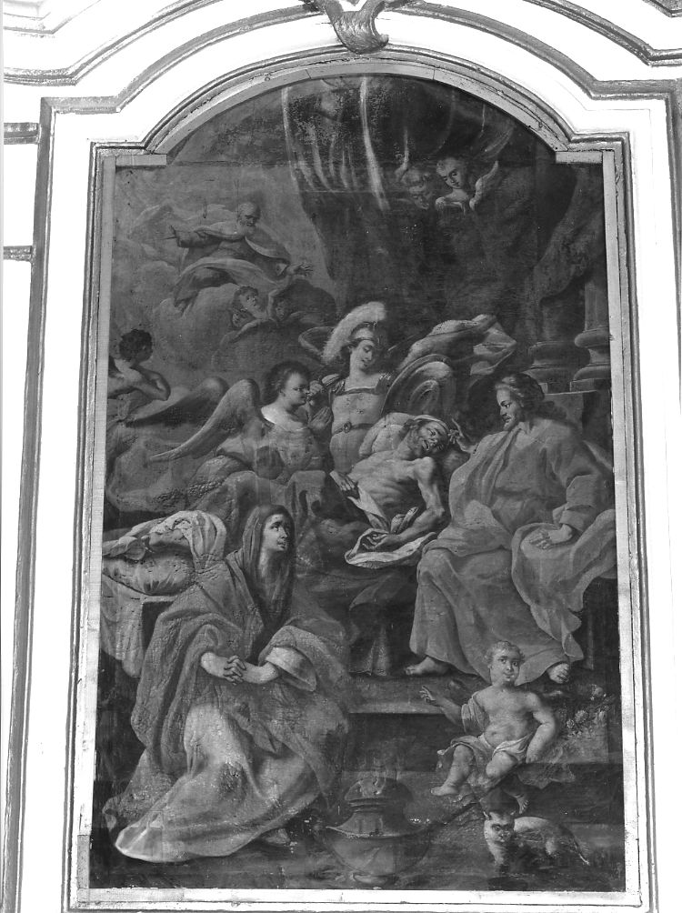 morte di San Giuseppe (dipinto) - ambito Italia centrale (sec. I)