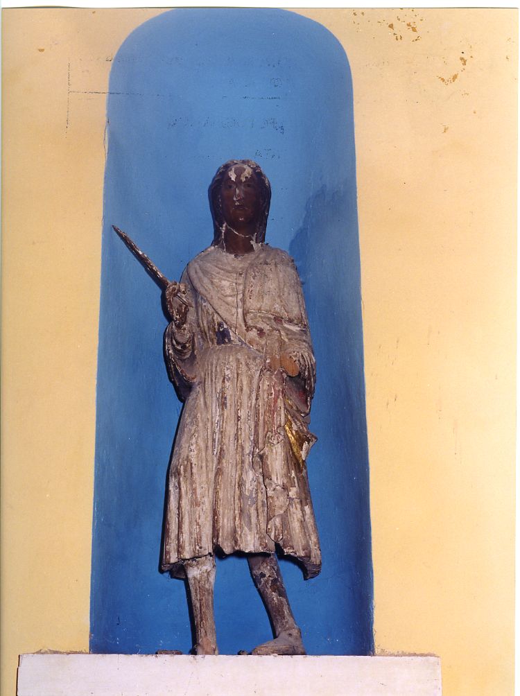 San Nicandro (statua) - ambito Italia centrale (secc. XIV/ XV)