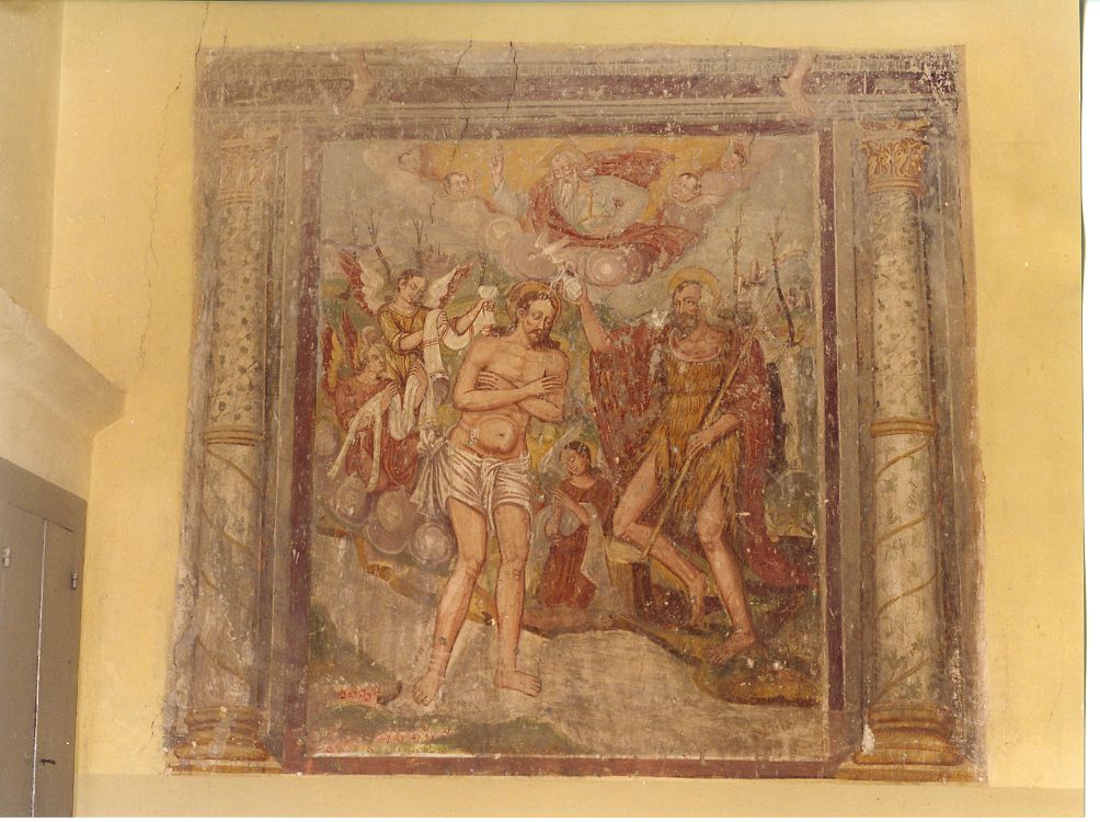 battesimo di Cristo (dipinto) - ambito Italia centrale (sec. XVII)