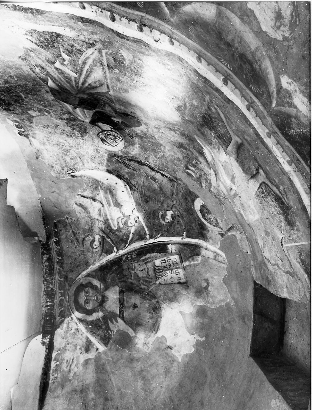 Cristo in maestà con Angeli, S.Pietro e San Giovanni Battista (dipinto) - ambito Italia centrale (fine sec. XIII)