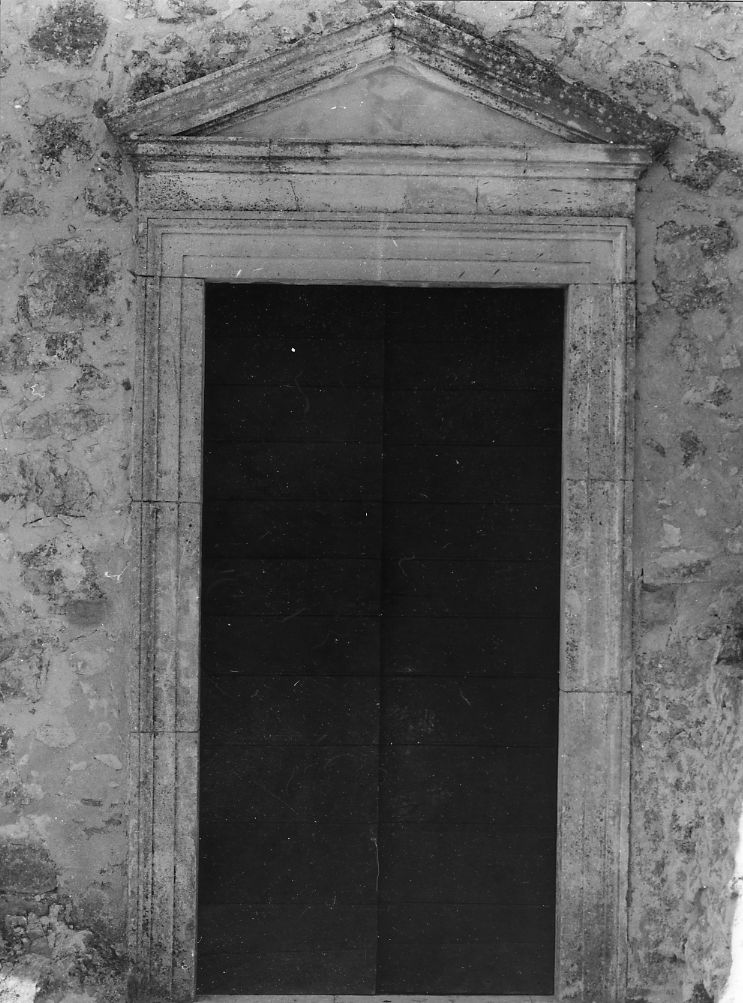 mostra di portale - ambito Italia centrale (sec. XVII)