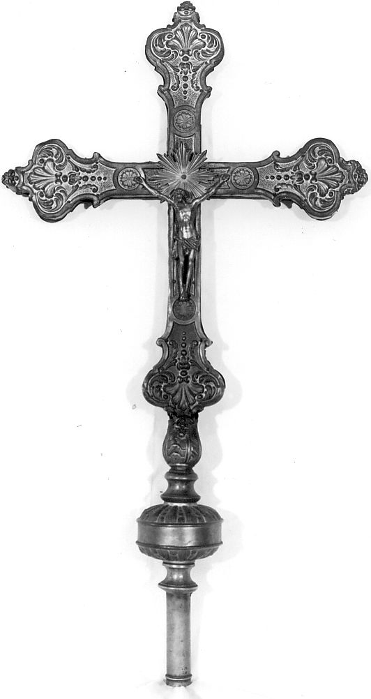croce processionale - ambito Italia centrale (sec. XIX)